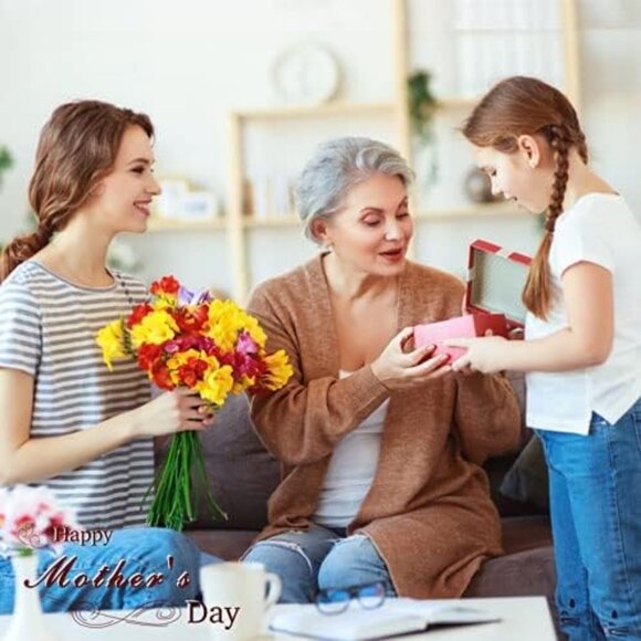 Heartfelt Infinity Bangle for Mom - Timeless Jewelry Gift for Any Occasion - Picture 3 of 7